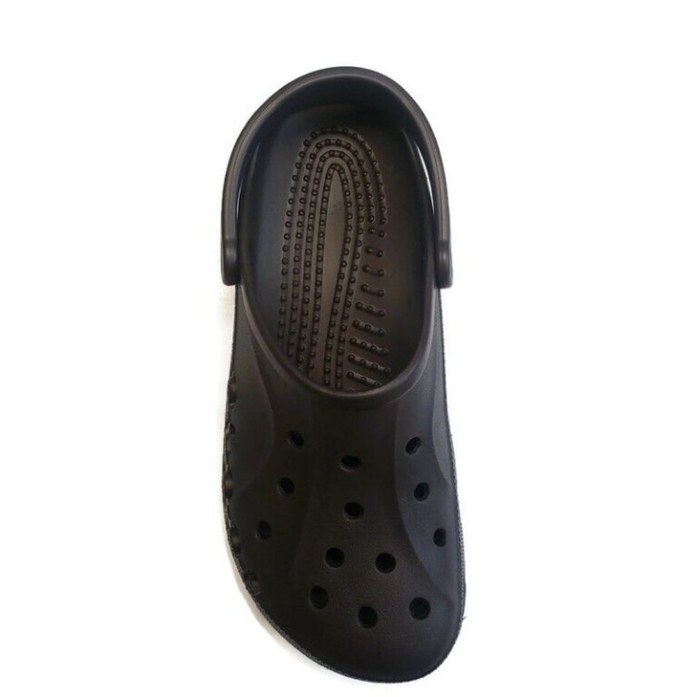 CROCS Baya Mens Size 10 Womens 12 Lightweight Slip On Clogs Shoes Espresso Brown - Picture 2 of 8